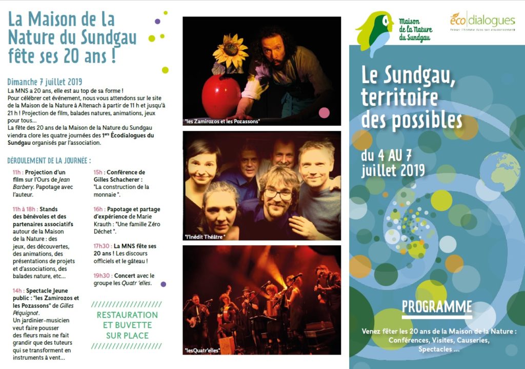 Programme des Ecodialogues 2019