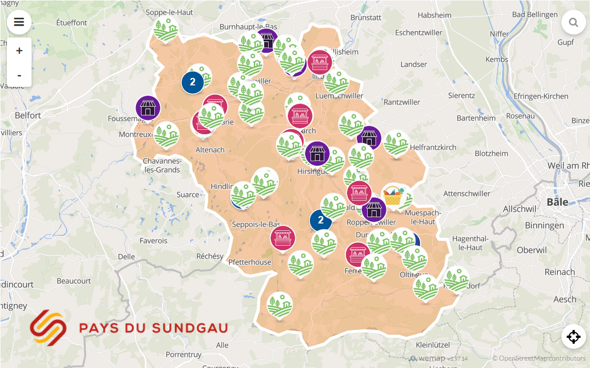 Carte “Mangez Sundgauvien!”